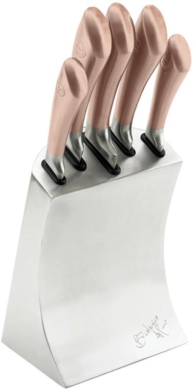 

Набор кухонных ножей Rose Gold 5 предметов подставке Berlinger Haus DP38129