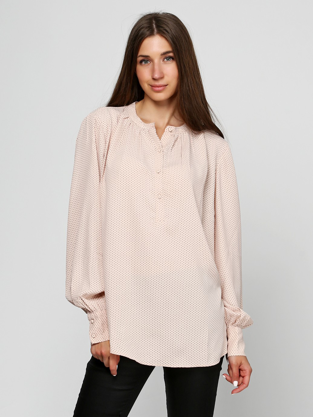 

Блузка H&M 0538272 36 Персиковая с черным