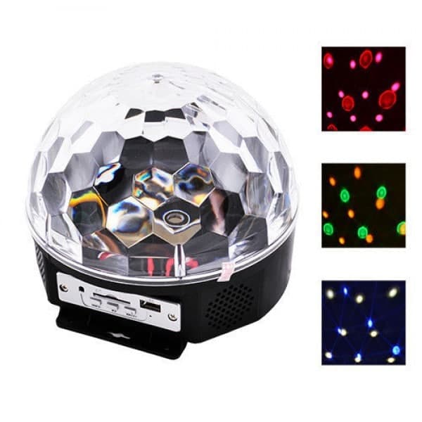

Светомузыка диско шар bluetooth Magic Ball Music MP3 плеер с пультом