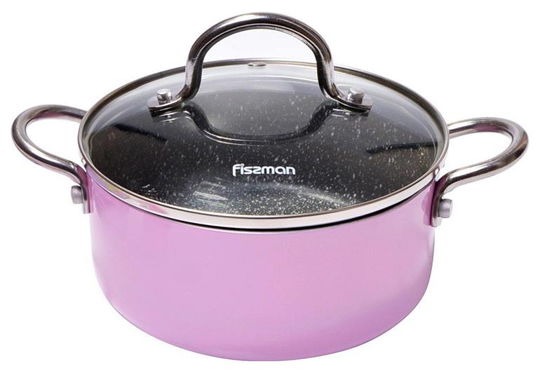 

Кастрюля Mini Chef Pink 1.3л с антипригарным покрытием Fissman DP36577