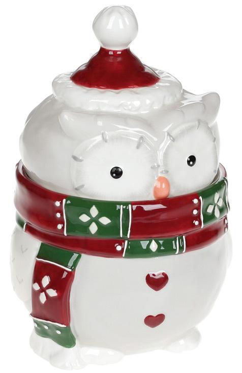 

Банка керамическая Совушкин Уют 750мл, red шапочка Bona DP37903