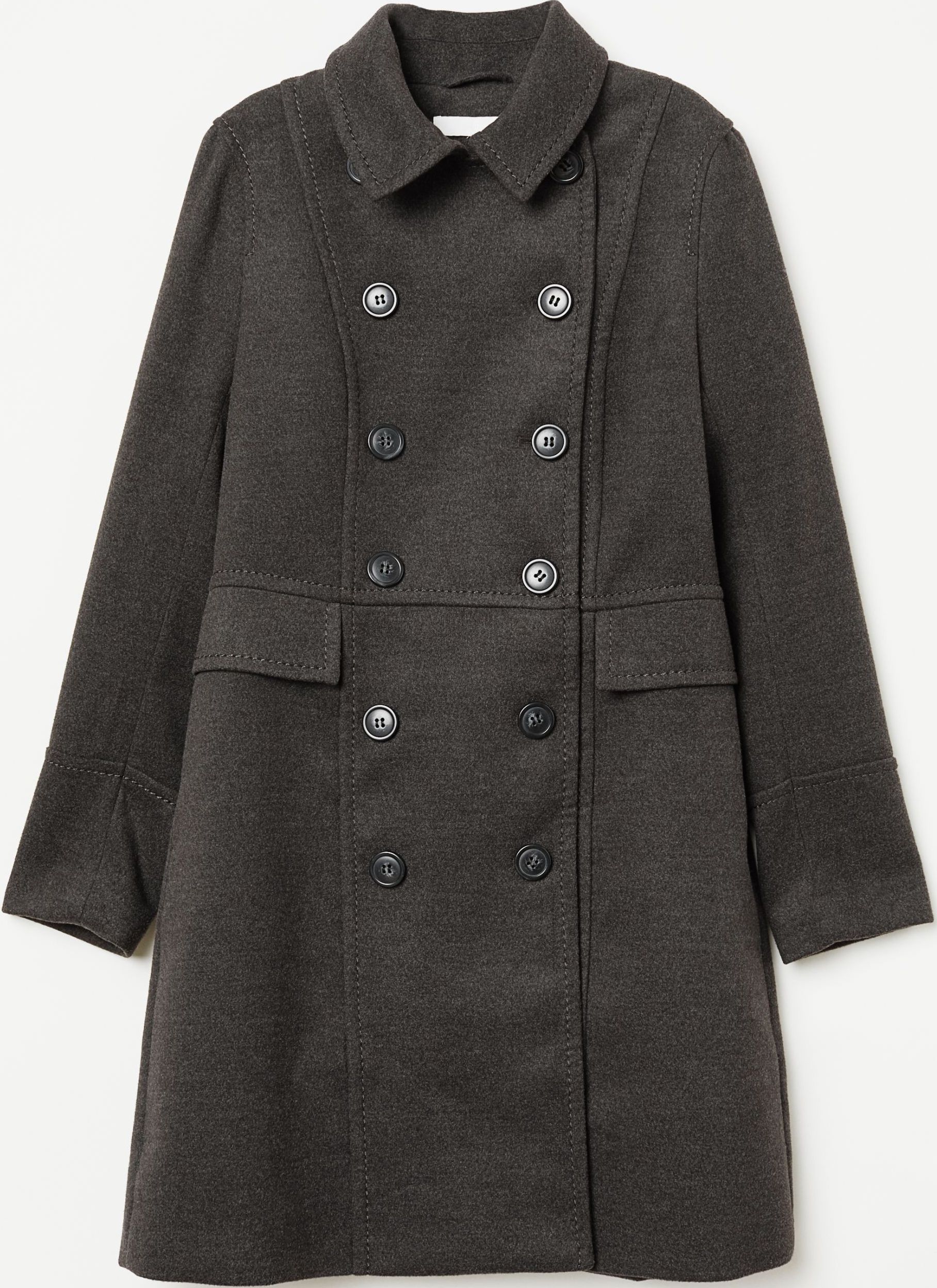 

Пальто H&M 76379408 40 Темно-серое