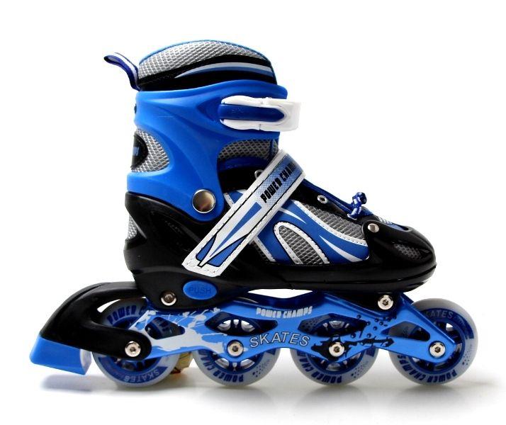 

Ролики POWER CHAMPS PVC S,синій 28-33