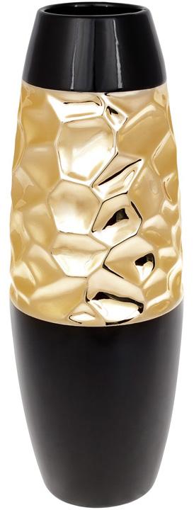 

Ваза ceramic Vjosa 38см, черный с золотом Bona DP67934