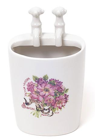 

Подставка SAVON диаметр 6.5х11.5 см для зубных щеток, фарфор Bona DP43452