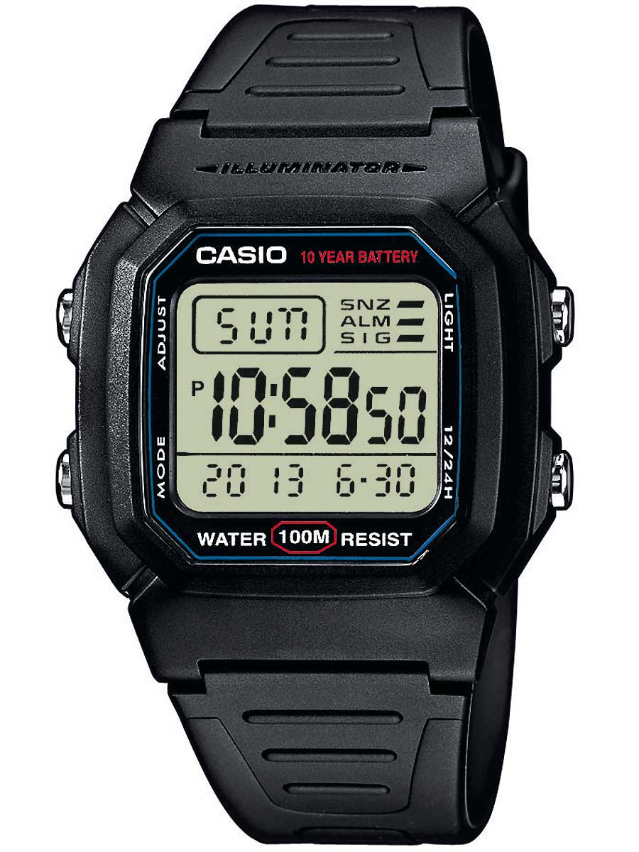 

Мужские часы Casio W-800H-1AVES