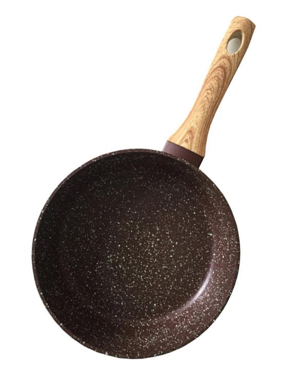 

Сковородка Mosses Stone диаметр 24см с деревянной ручкой Fissman DP36046