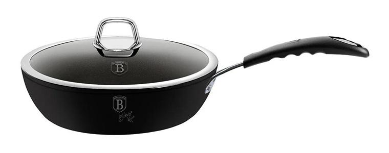 

Сотейник с крышкой Black Professional Line диаметр 24см Berlinger Haus DP73350