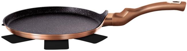 

Сковородка для блиннов Rose Gold диаметр 28см индукционная с антипригарным покрытием Berlinger Haus DP73378