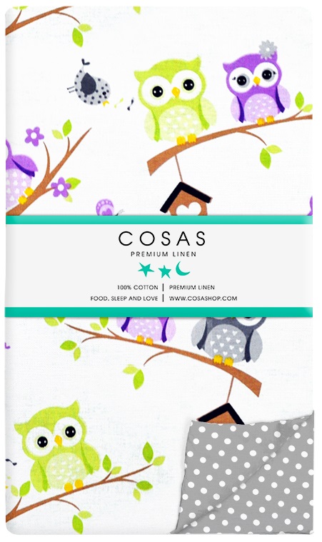 

Пододеяльник Cosas Owl Color Dots 155х215