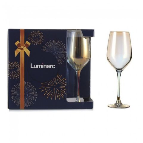 

Набір фужерів для вина Gold Chameleon 270 мл 6 шт. LM-1637p