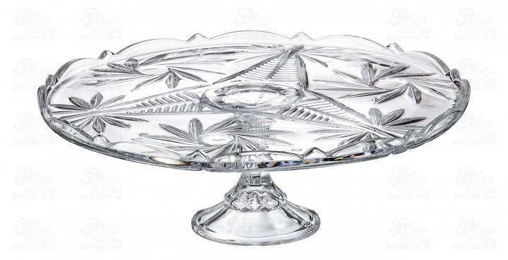 

Тортівниця Bohemia Pinwheel богемське скло 310 мм BH-69003-99030-310