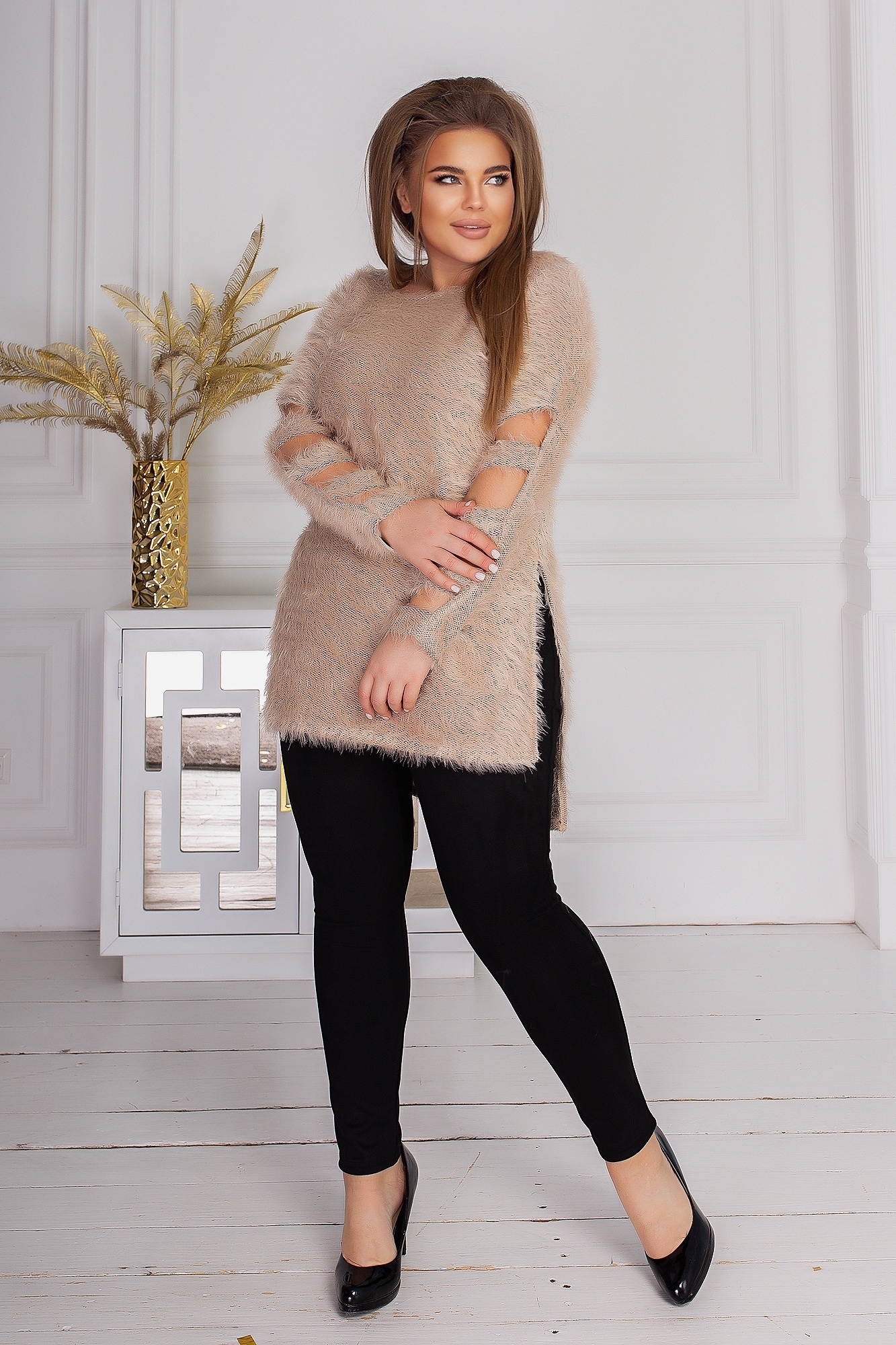 

Костюм женский Туника и Лосины Modnicy 0400,14/0240 60-64