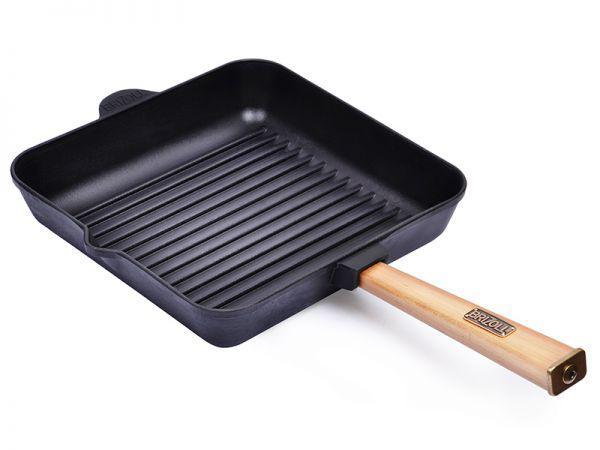

Сковорода-гриль 280х280х50мм BRIZOLL Optima-Black Bz-282850О-РГ