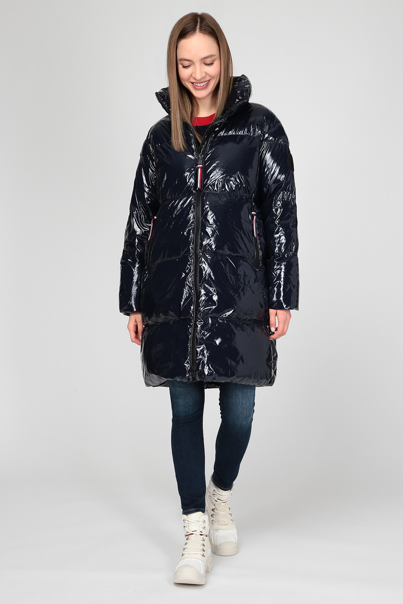 

Женский темно-синий пуховик HIGH GLOSS Tommy Hilfiger L WW0WW29666