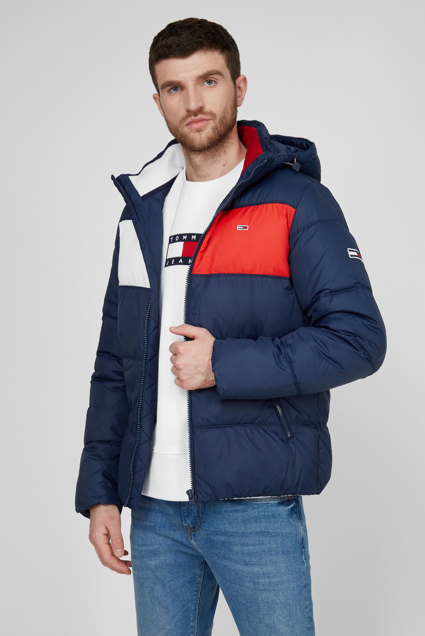 

Мужская синяя куртка TJM COLORBLOCK PADDED JACKET Tommy Hilfiger XL DM0DM09375