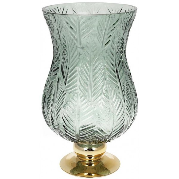 

Ваза декоративная Ancient Glass Розалин 19х20х35см, зеленое стекло