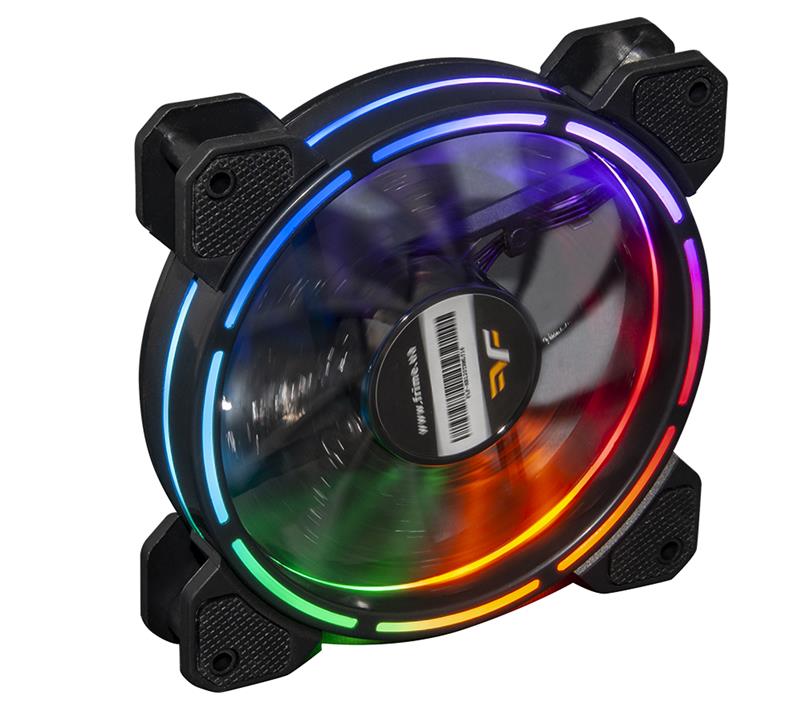 

Вентилятор Frime Iris LED Fan Think Ring Multicolor (FLF-HB120TRMLT16)