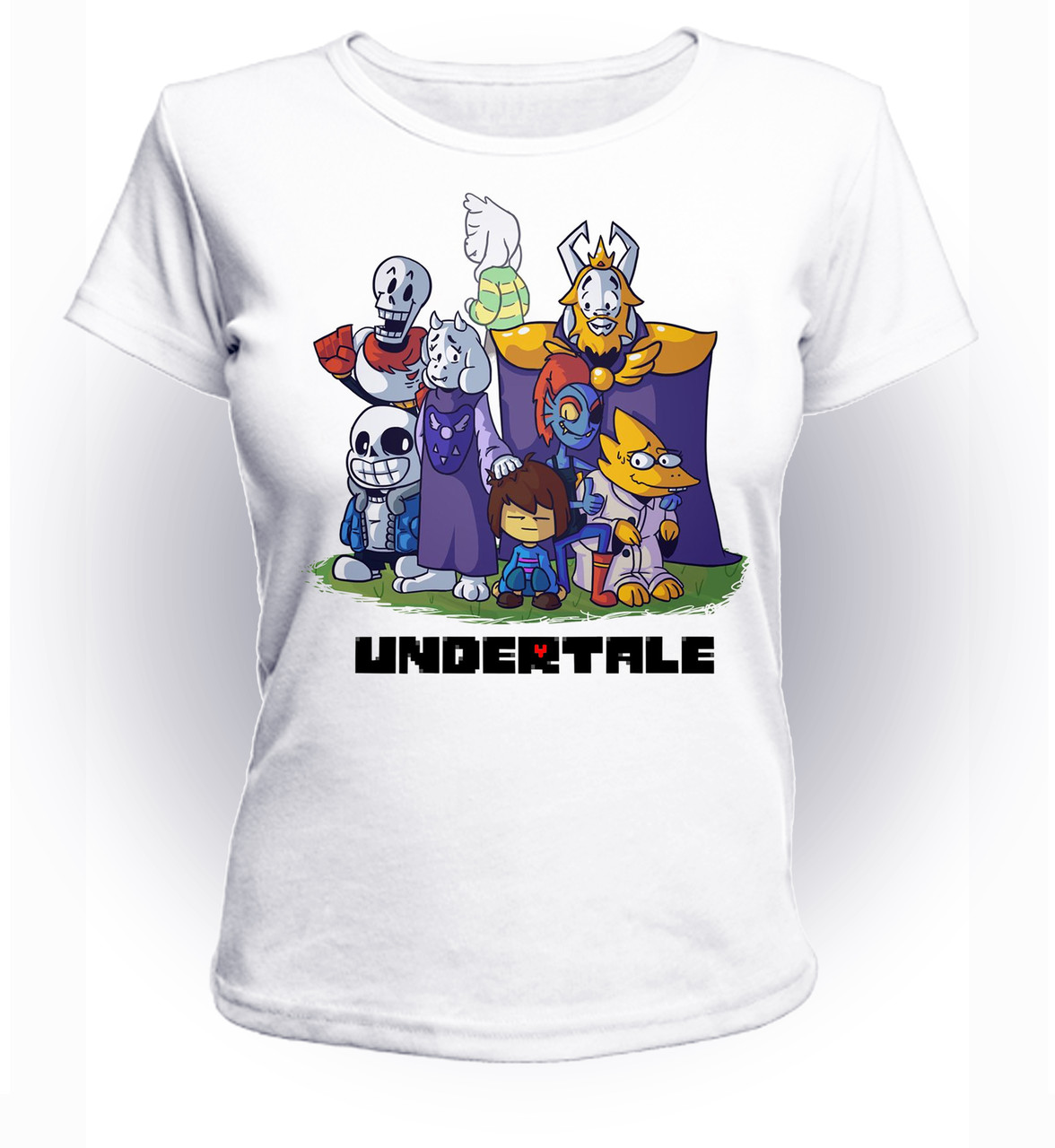 

Футболка GeekLand Андертейл Undertale герои UT.01.002 (FU21UT.01.002/girl-134)