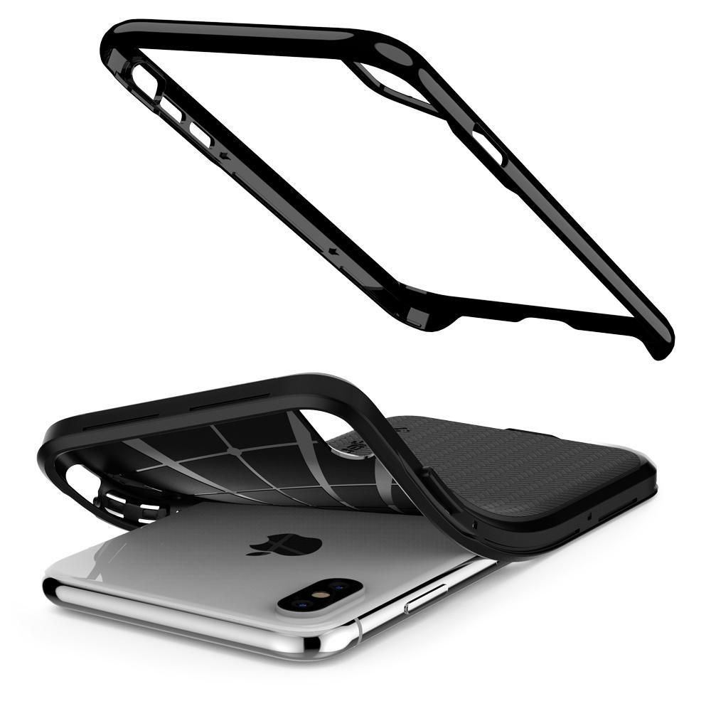 

Чехол Spigen для iPhone XS Max Neo Hybrid Jet Black