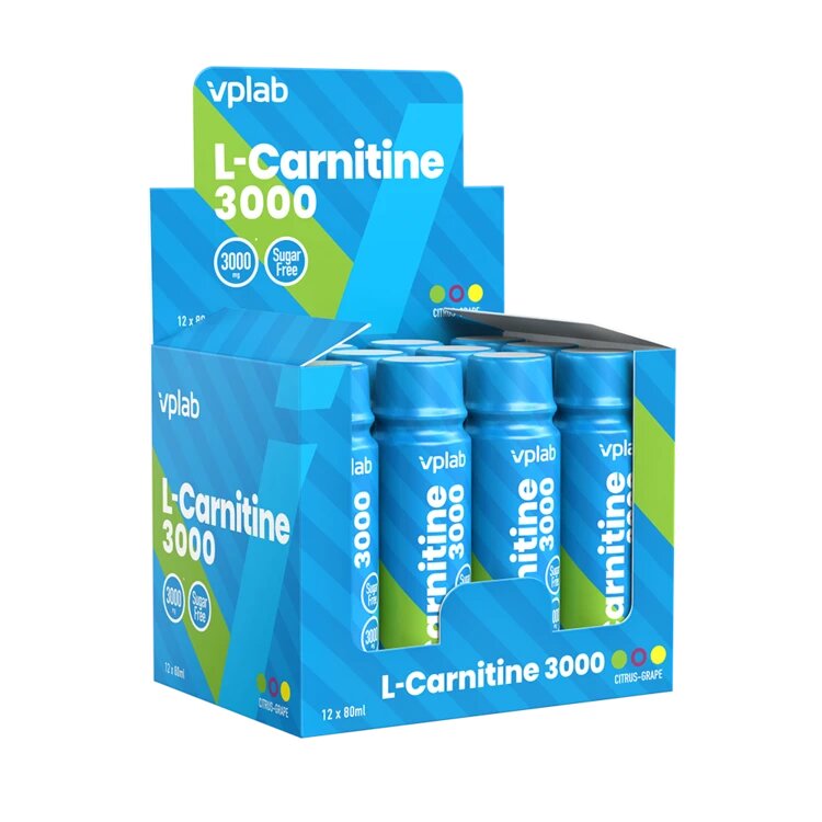 

Жиросжигатель VPLab L-Carnitine 3000 Shot 12 шт Цитрусовые (4384303083)