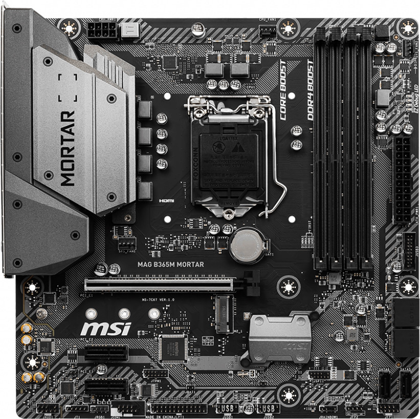 

Материнcкая плата MSI MAG_B365M_MORTAR s1151 B365 4xDDR4 HDMI Socket 3 mATX (JN63MAG_B365M_MORTAR)