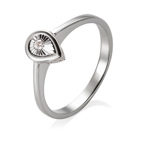 

Кольцо для помолвки Империя Золота КВ1238.00100Бн Белое золото Размер 17.5