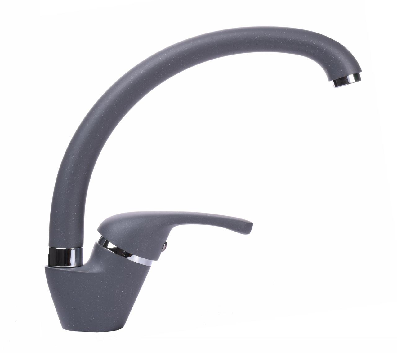 

Смеситель для кухни GLSO-0203S-3-TITANIUM SOLLY Globus Lux Серый (000019206)