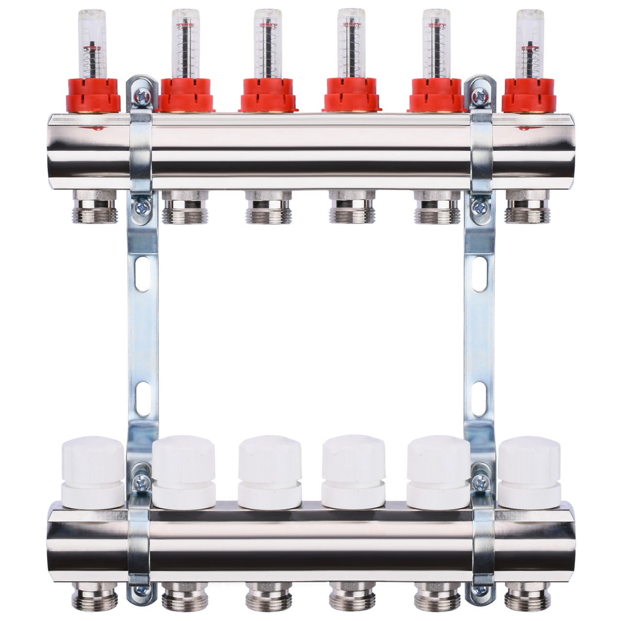 

Коллектор с расходомерами, регуляторами и креплением ECO 001A 1 (000014688)