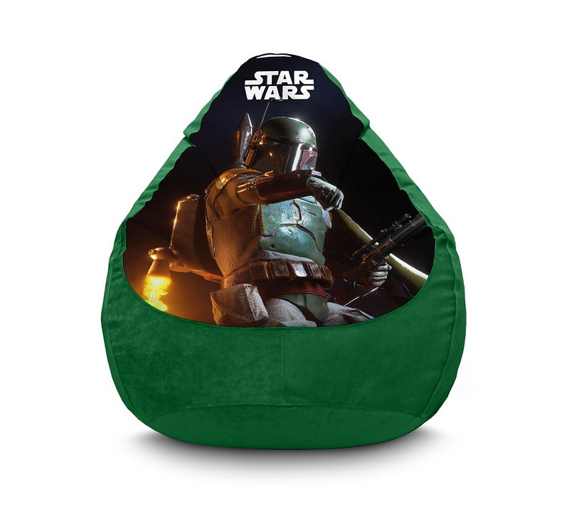 

Кресло мешок iPuff "Star Wars. Boba Fett" Флок XXXL (100х135 см) Зелёный