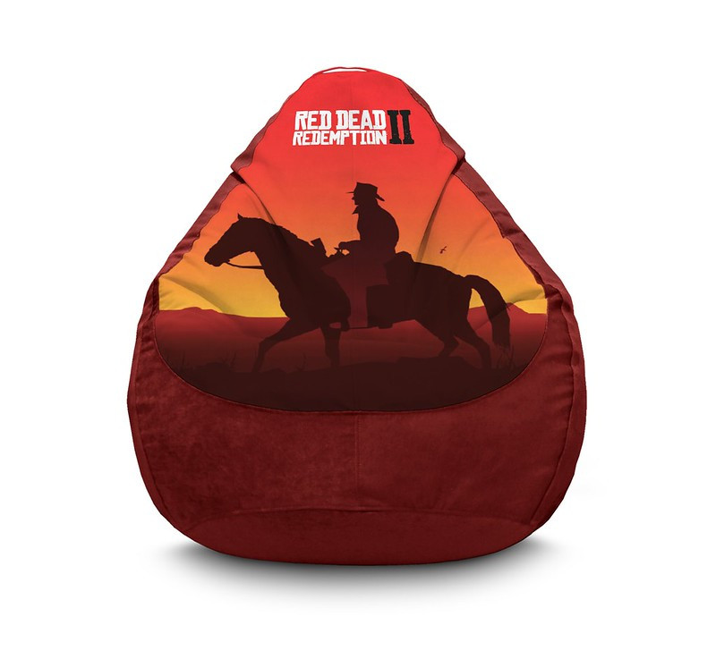

Кресло мешок iPuff "RDR 2. Horseman" Флок XXL (90х125 см) Коричневый