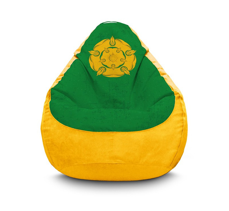 

Кресло мешок iPuff "Game of Thrones. House Highgarden" Флок XXXL (100х135 см) Желтый
