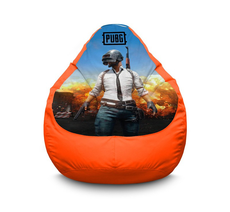 

Кресло мешок iPuff "PUBG. Hero" Оксфорд XXL (90х125 см) Оранжевый