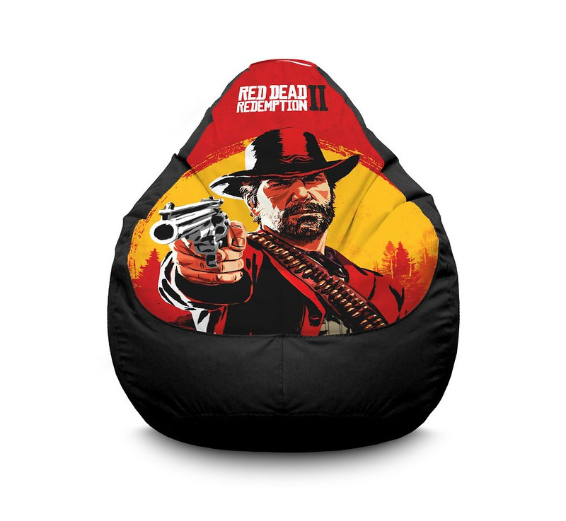 

Кресло мешок iPuff "Red Dead Redemption 2" Оксфорд XXXL (100х135 см) Черный