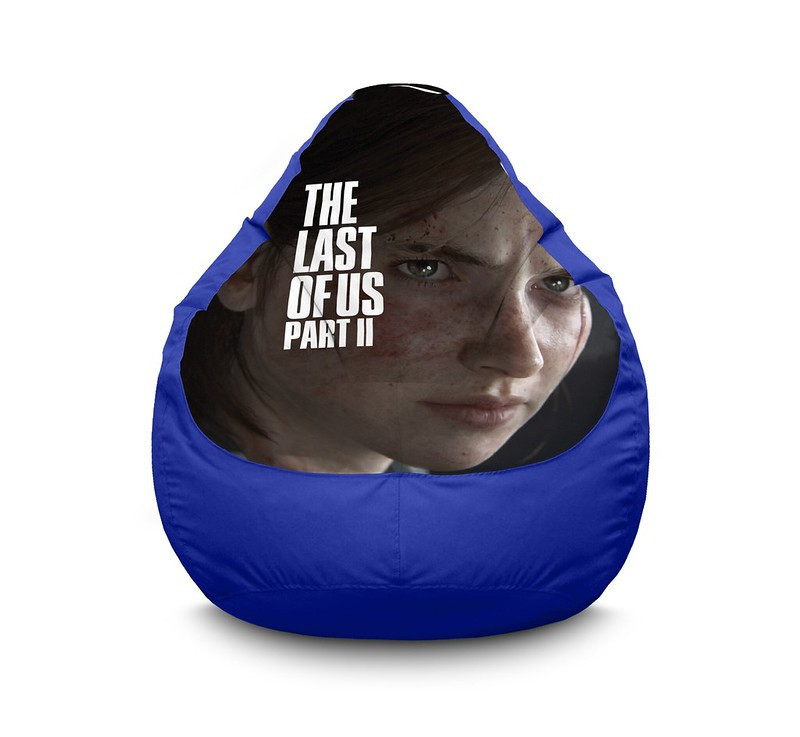 

Кресло мешок iPuff "The Last of Us. Ellie" Оксфорд XXL (90х125 см) Синий