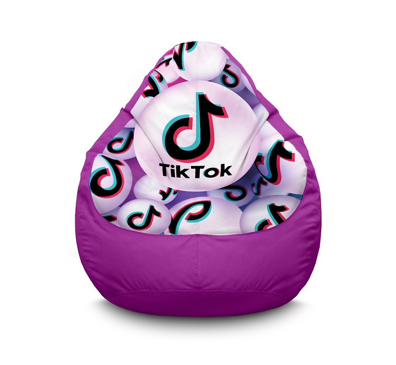 

Кресло мешок iPuff "Tik Tok. Sphere. Violet" Оксфорд XXL (90х125 см) Фиолетовый