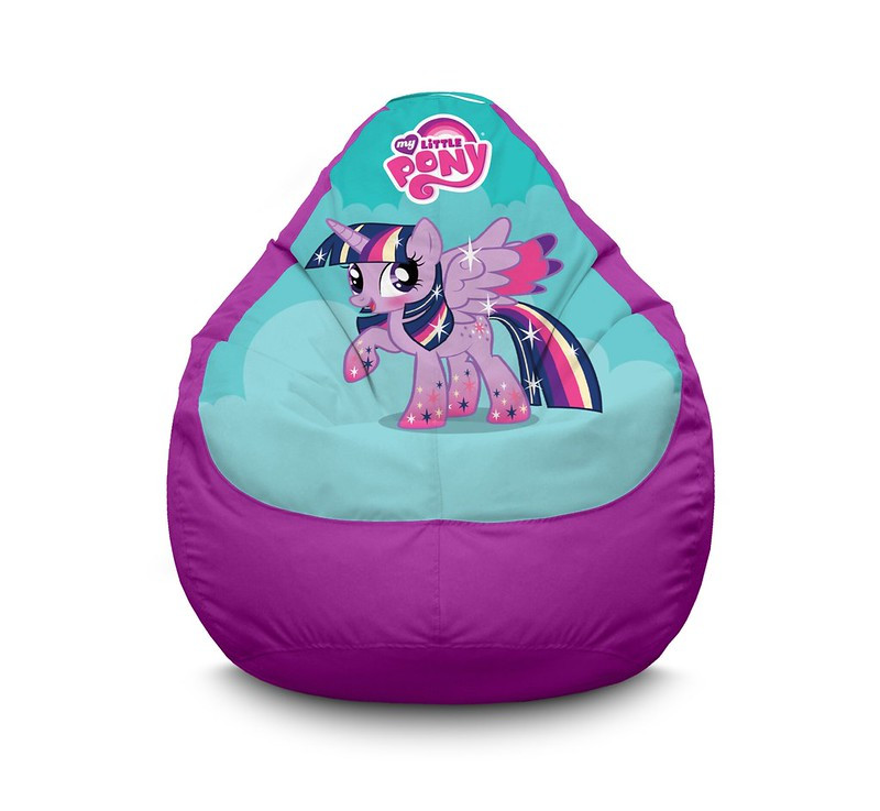 

Кресло мешок iPuff "My Little Pony. Twilight Sparkle" Оксфорд XL (80х110 см) Сиреневый