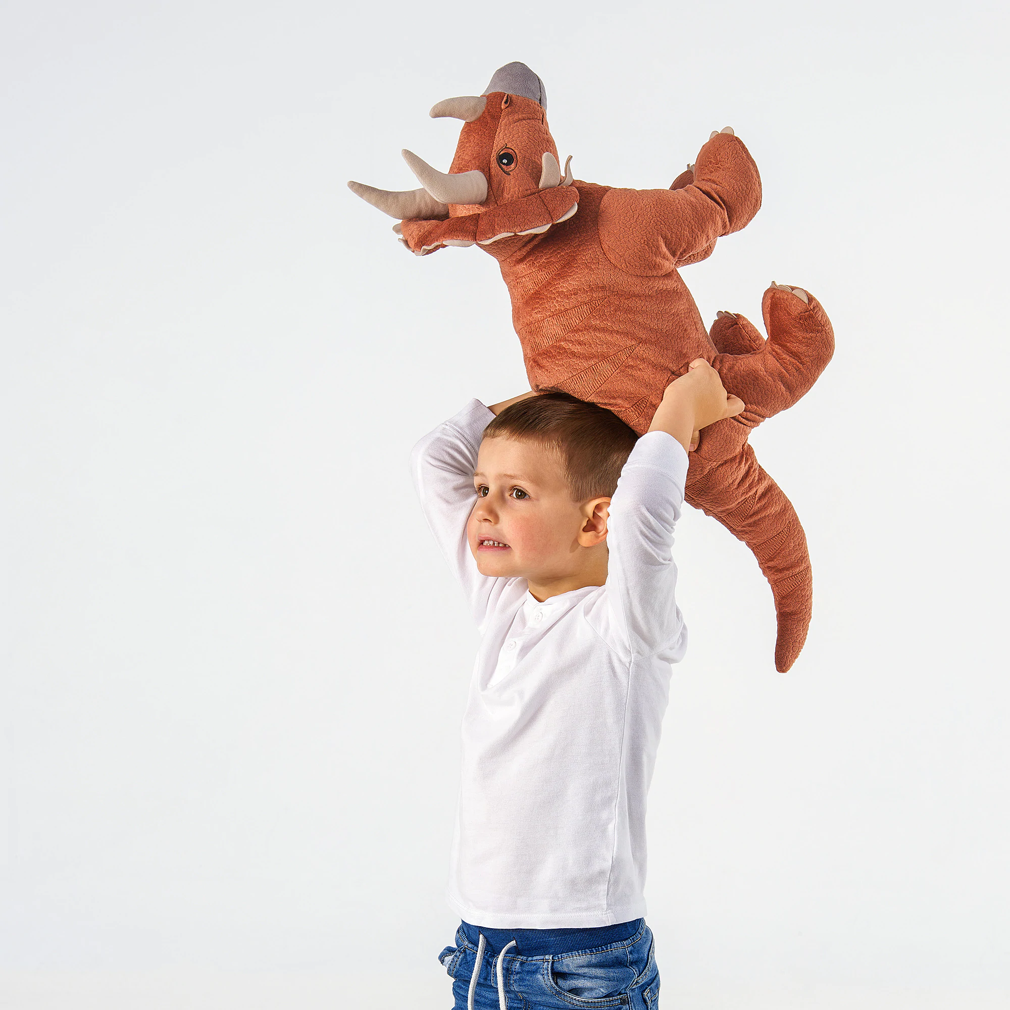 

М'яка іграшка JATTELIK Трицератопс IKEA 704.711.67 теракотовий 69