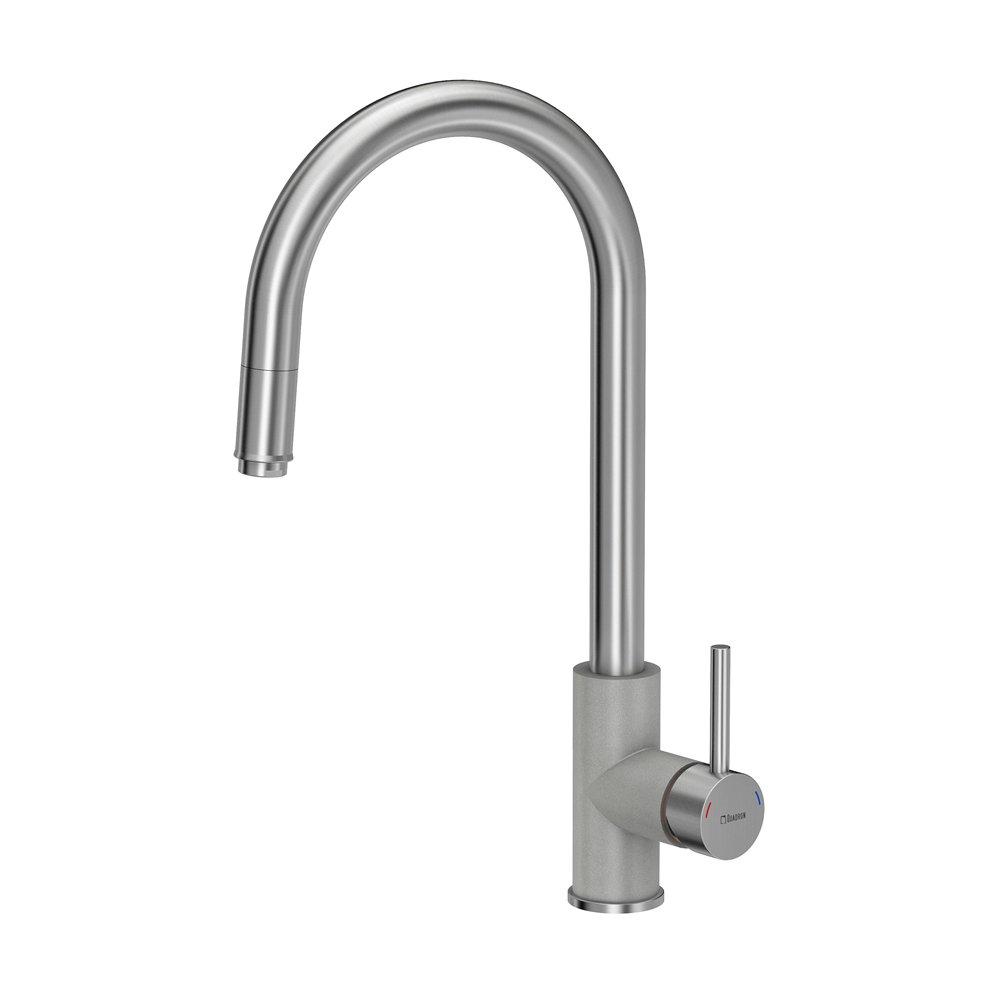 

Смеситель QUADRON Jennifer Pull out SteelQ BW6007BS/U5 stainless steel/gray metalik