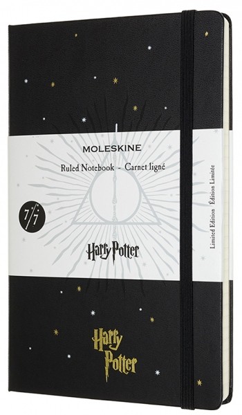 

Блокнот Moleskine Harry Potter 7/7 середній 13 х 21 см в лінію чорний