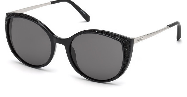 

Cолнцезащитные очки Swarovski SK0168 Shiny Black