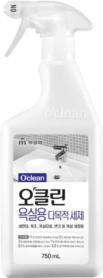 

Универсальное моющее средство для ванной комнаты Mukunghwa O’Clean All Purpose Cleaner for Bathroom 750 мл