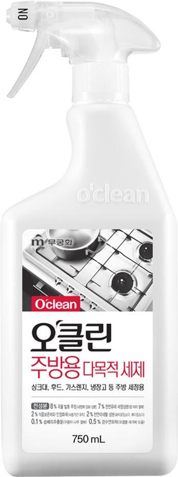 

Универсальное моющее средство для чистки кухни Mukunghwa O’Clean All Purpose Cleaner for Kitchen 750 мл