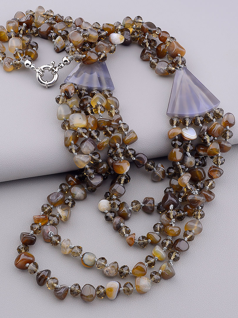 

Бусы Sunstones из агата 55 см. 021707