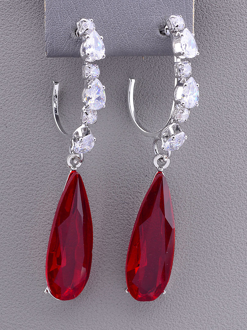 

Серьги Juleeze Фианит (родий) 061238