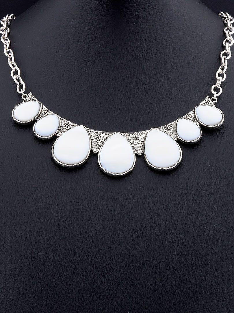 

Колье Sunstones с перламутровыми каплями 46 см. 029161