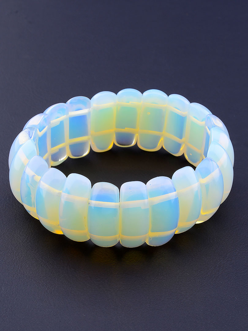 

Браслет Sunstones Лунный камень (имитация) 18 см. 045736