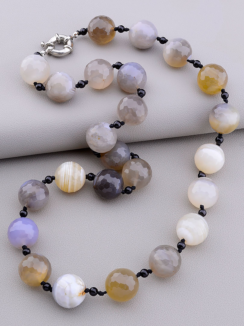 

Бусы Sunstones из агата 60 см. 065659