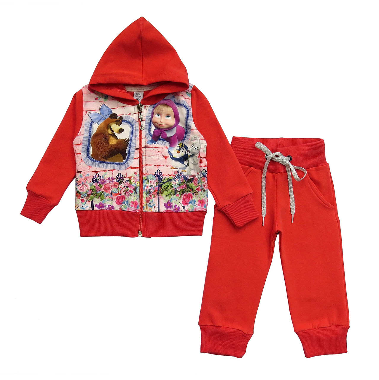 

Костюм Kids Wear "Маша и медведь" для девочки 80 см Красный 11838