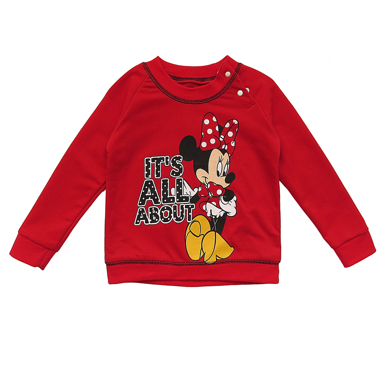 

Свитшот Minnie Mouse Disney для девочки 90 см Красный 5930